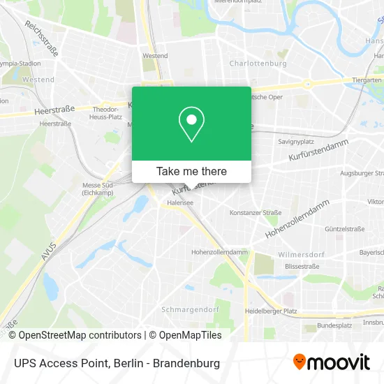 Ups Access Point map