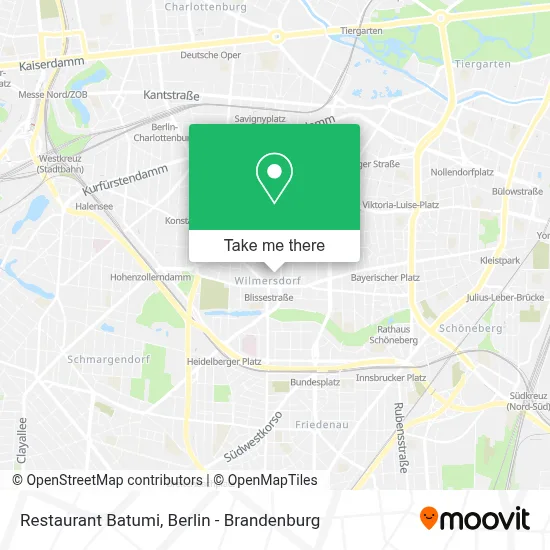 Restaurant Batumi map
