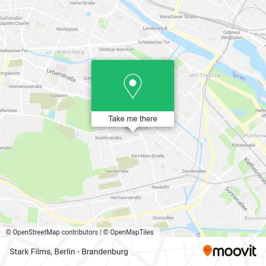 Stark Films map