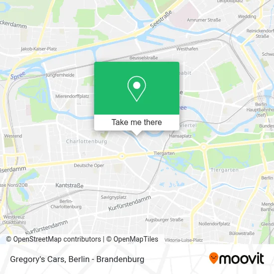 Gregory's Cars map