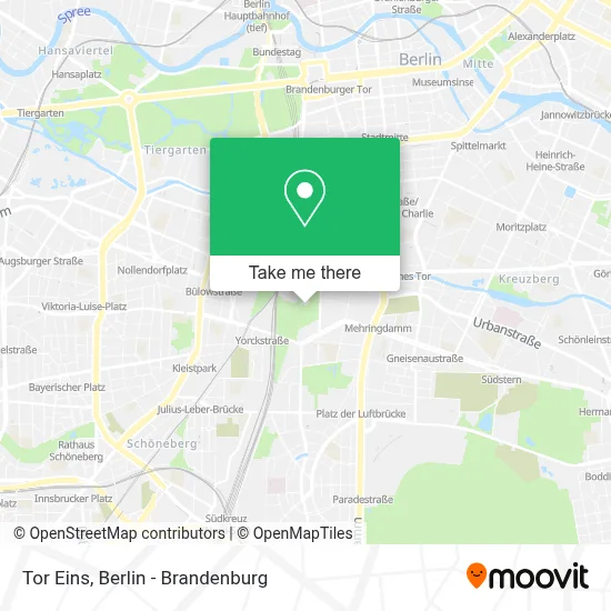 Tor Eins map