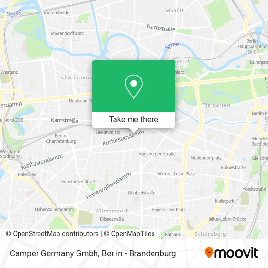 Camper Germany Gmbh map
