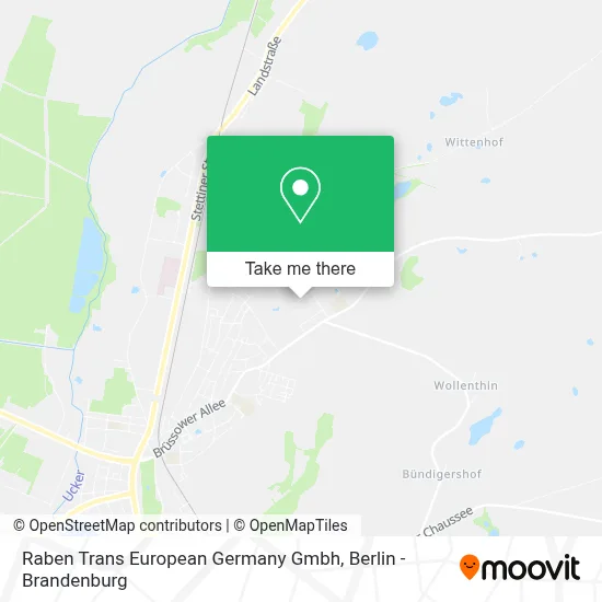 Raben Trans European Germany Gmbh map