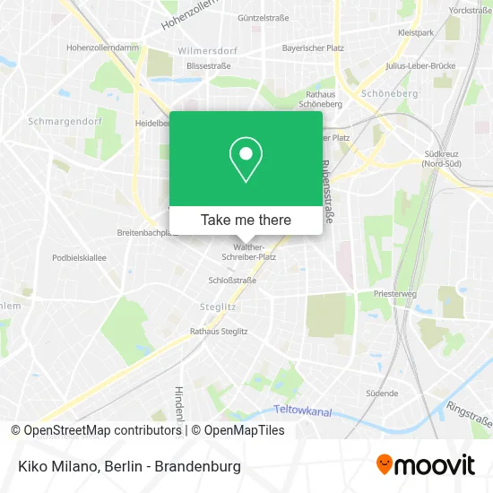 Kiko Milano map