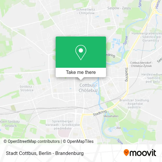 Stadt Cottbus map