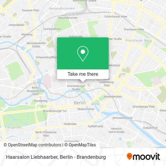 Haarsalon Liebhaarber map