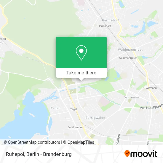 Ruhepol map