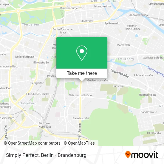 Simply Perfect map