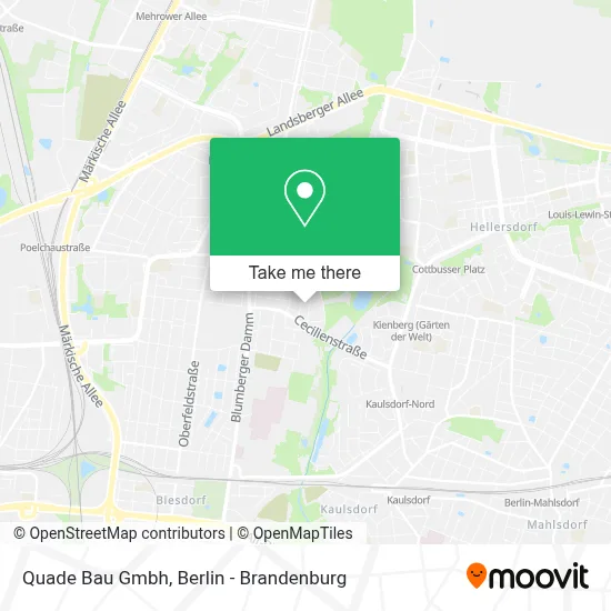 Quade Bau Gmbh map