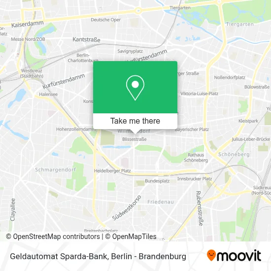 Geldautomat Sparda-Bank map