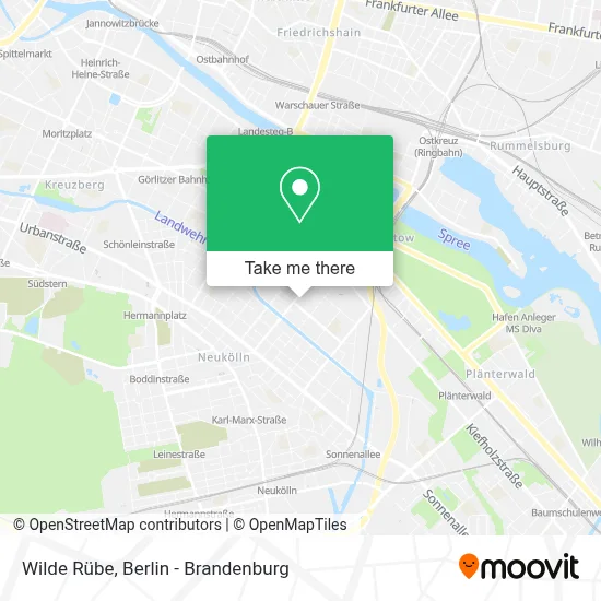 Wilde Rübe map