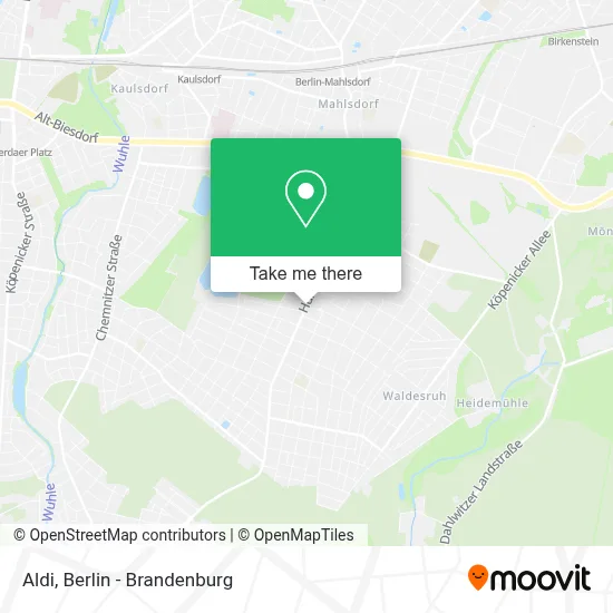 Aldi map