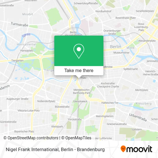 Nigel Frank International map