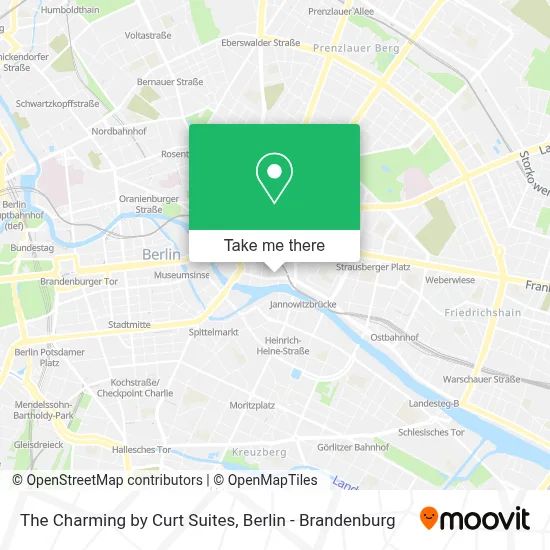 The Charming by Curt Suites map