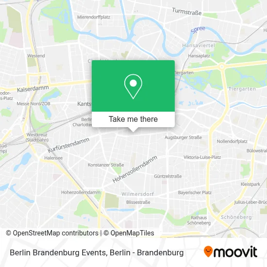 Berlin Brandenburg Events map