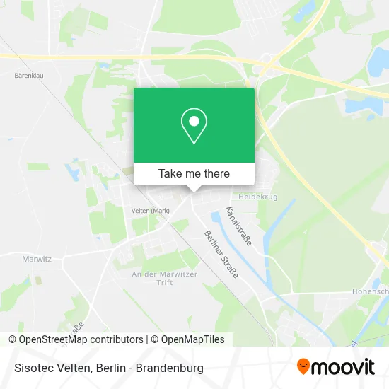 Sisotec Velten map