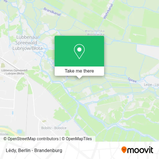 Lědy map