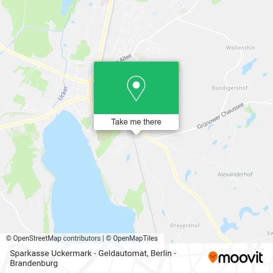 Sparkasse Uckermark - Geldautomat map