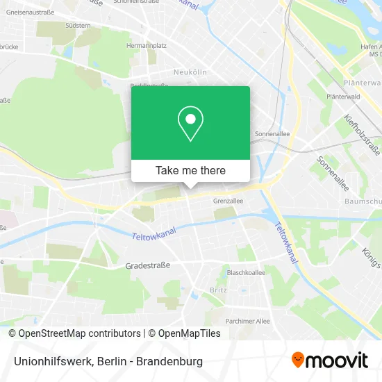 Unionhilfswerk map