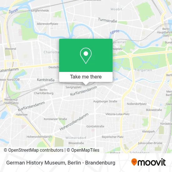 German History Museum map