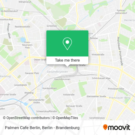 Palmen Cafe Berlin map