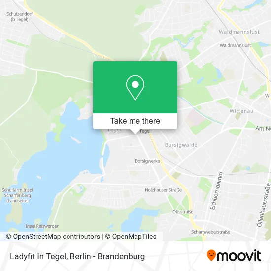 Ladyfit In Tegel map