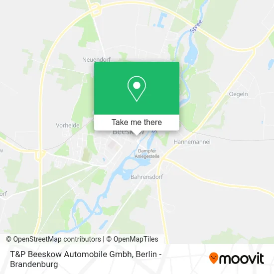T&P Beeskow Automobile Gmbh map