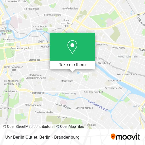 Uvr Berlin Outlet map