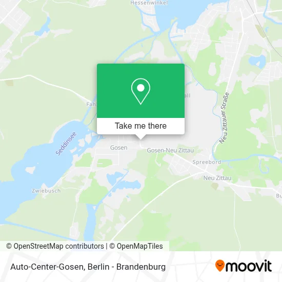 Auto-Center-Gosen map