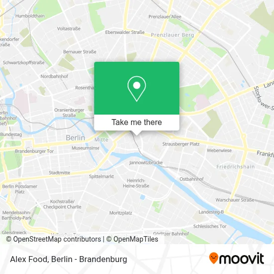 Alex Food map