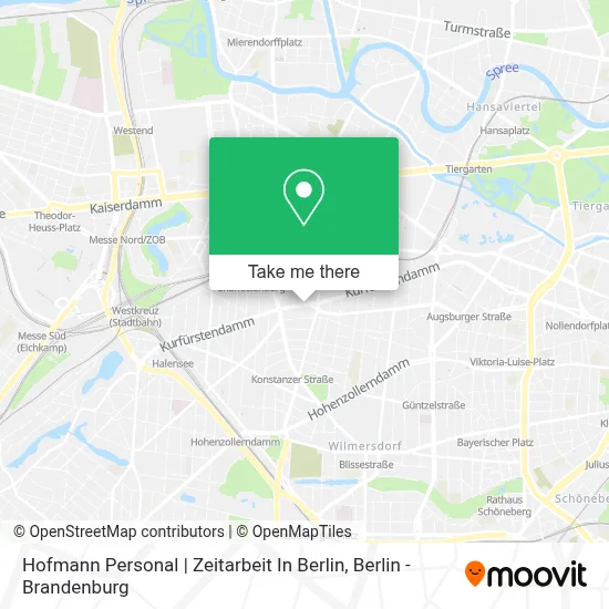 Hofmann Personal | Zeitarbeit In Berlin map
