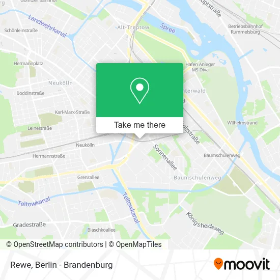Rewe map