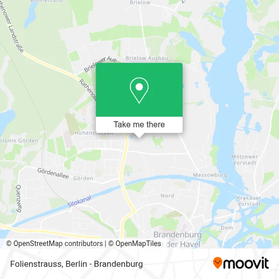 Folienstrauss map