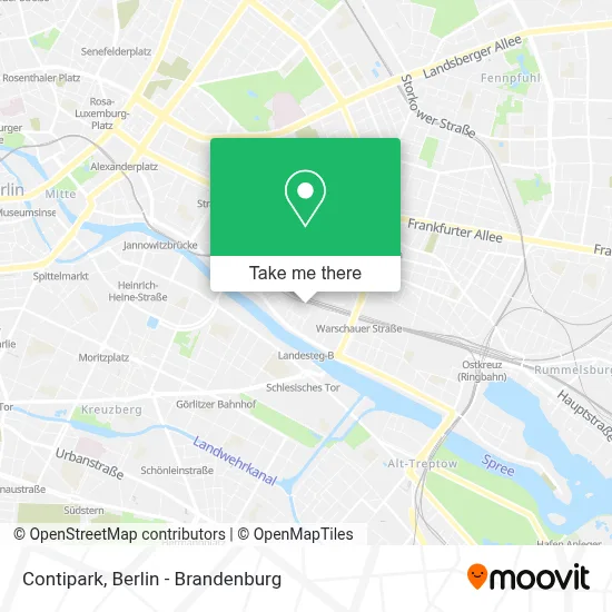 Contipark map