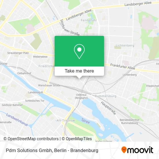 Pdm Solutions Gmbh map