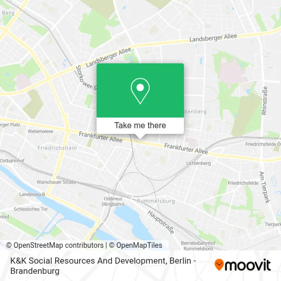 K&K Social Resources And Development map
