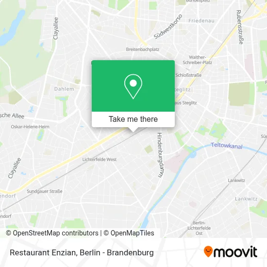 Restaurant Enzian map