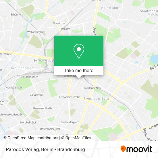 Parodos Verlag map