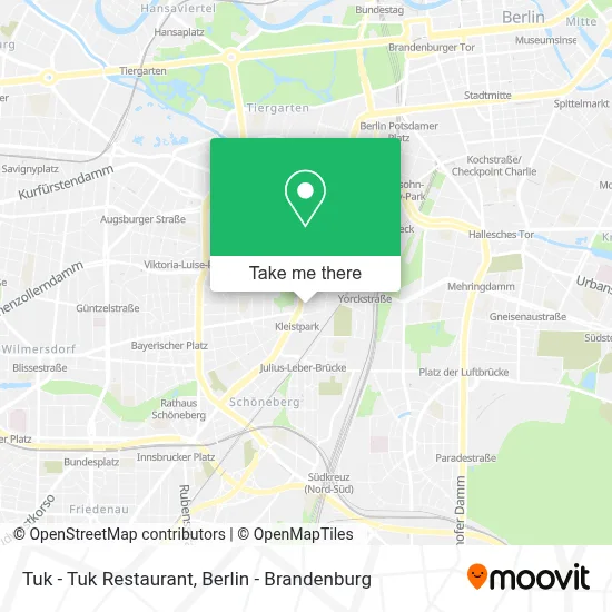 Tuk - Tuk Restaurant map