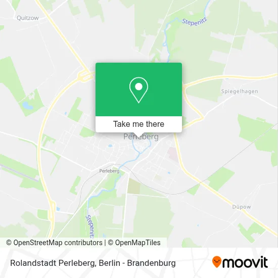 Rolandstadt Perleberg map