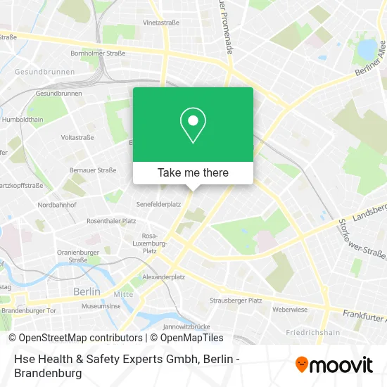 Hse Health & Safety Experts Gmbh map