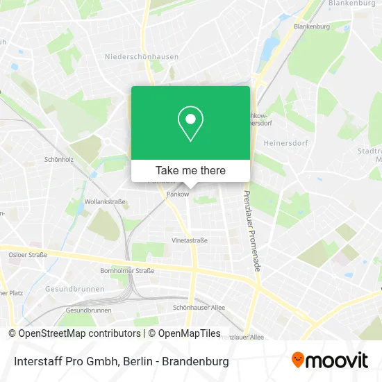 Interstaff Pro Gmbh map