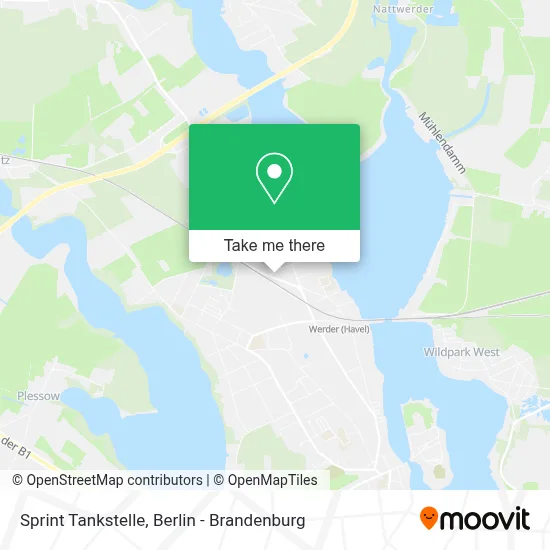 Sprint Tankstelle map