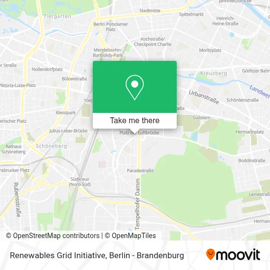 Renewables Grid Initiative map