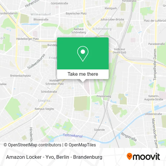Amazon Locker - Yvo map