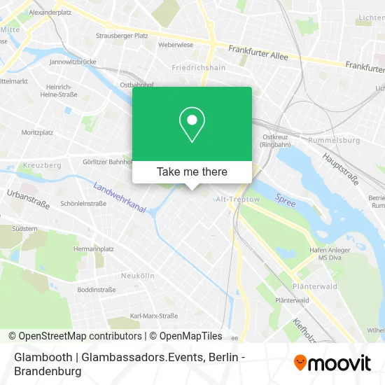 Glambooth | Glambassadors.Events map