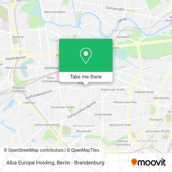 Alba Europe Holding map