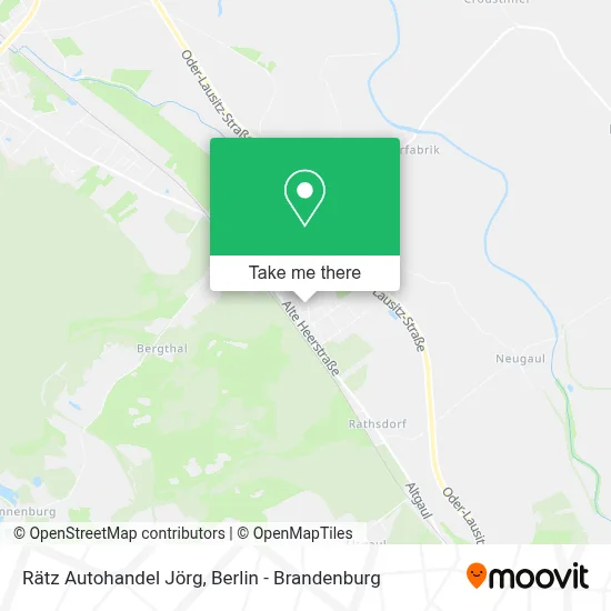 Rätz Autohandel Jörg map