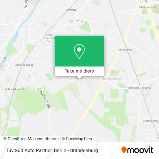 Tüv Süd Auto Partner map
