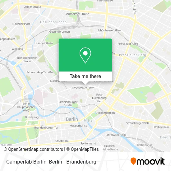 Camperlab Berlin map